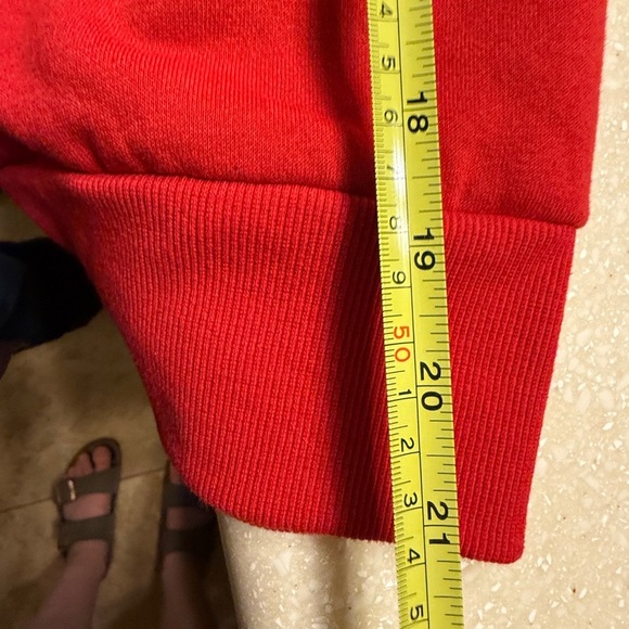 Aeropostale Red Christmas Hello Kitty cropped Full Zip Sweatshirt Women’s XXL - Picture 13 of 14